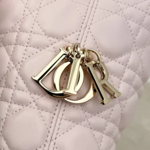 Dior Women Small Dior Toujours Hobo Bag Ballet Pink Cannage Lambskin