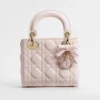 Mini Lady Dior Bag with Chain Ballet Pink Cannage Lambskin M0827OFYC