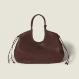Miu Miu Women Ivy Nappa Leather Shopping Bag-Briarwood