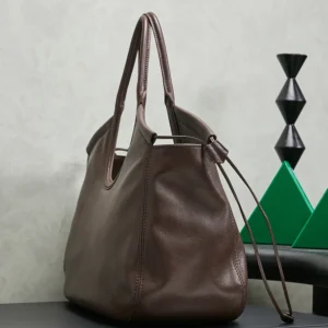 Miu Miu Women Ivy Nappa Leather Shopping Bag-Briarwood