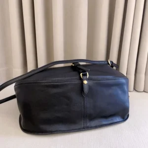 Miu Miu Women Rendez-Vous Leather Bag Black 5BC219