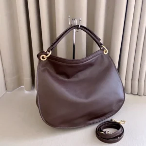 Miu Miu Women Rendez-Vous Leather Bag Briarwood 5BC219