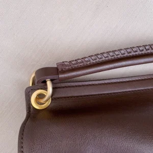 Miu Miu Women Rendez-Vous Leather Bag Briarwood 5BC219