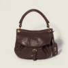 Miu Miu Women Rendez-Vous Nappa Leather Bag Briarwood 5BC221