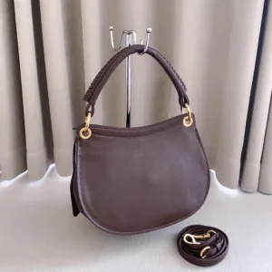 Miu Miu Women Rendez-Vous Nappa Leather Bag Briarwood 5BC221