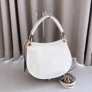 Miu Miu Women Rendez-Vous Nappa Leather Bag Chalk White 5BC221