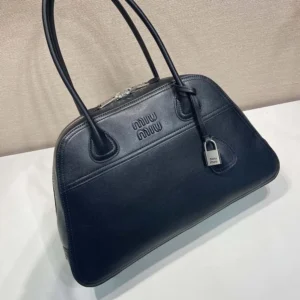 Miu Miu Women Vivant Leather Bag Black 5BB1962IER