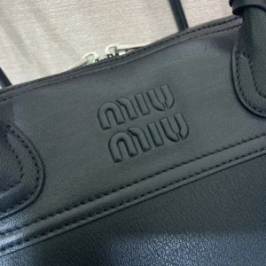 Miu Miu Women Vivant Leather Bag Black 5BB1962IER