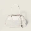 Miu Miu Women Vivant Leather Bag Chalk White 5BB199