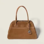 Miu Miu Women Vivant Suede Bag-Cocoa Brown 5BB196
