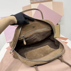 Miu Miu Women Vivant Suede Bag-Cocoa Brown 5BB196