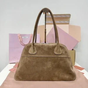Miu Miu Women Vivant Suede Bag-Cocoa Brown 5BB196