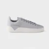 Prada Unisex Court Leather Sneakers-Pearl Gray 1E530O3LFVF0164