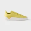 Prada Unisex Court Leather Sneakers-Pineapple 1E530O3LFVF068X