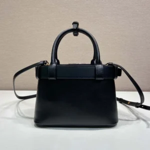 Prada Wome Buckle Small Leather Bag With Belt-Black 1BA5022CY9F0002
