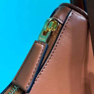 Prada Women Arqué Mini Leather Shoulder Bag 1BC194ASK