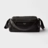 Prada Women Distressed Nappa Leather Shoulder Bag 2VH2172C75
