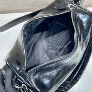 Prada Women Distressed Nappa Leather Shoulder Bag 2VH2172C75