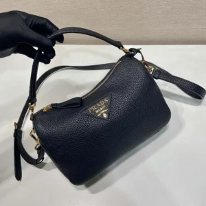 Prada Women Small Leather Bag-Clay Gray 1BC2772DKV