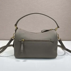 Prada Women Small Leather Bag-Clay Gray 1BC2772DKV
