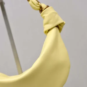 Saint Laurent YSL Women Amalia Mini Hobo In Lambskin-Yellow
