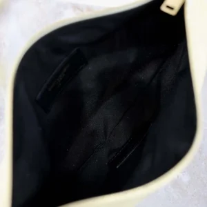 Saint Laurent YSL Women Amalia Mini Hobo In Lambskin-Yellow