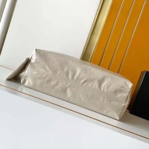 Saint Laurent YSL Women Hortense Hobo In Shiny Leather White