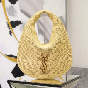 Saint Laurent YSL Women Icare Hobo In Raffia 868740GA