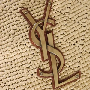 Saint Laurent YSL Women Icare Hobo In Raffia 868740GA