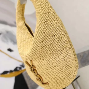 Saint Laurent YSL Women Icare Hobo In Raffia 868740GA