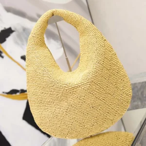 Saint Laurent YSL Women Icare Hobo In Raffia 868740GA