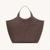 Saint Laurent YSL Women Icare In Smooth Leather Burgundy