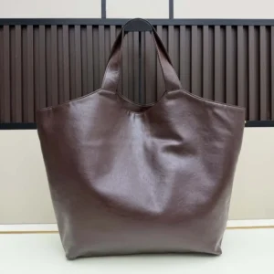 Saint Laurent YSL Women Icare In Smooth Leather Burgundy