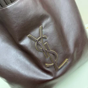 Saint Laurent YSL Women Icare In Smooth Leather Burgundy