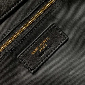 Saint Laurent YSL Women Icare Medium In Quilted Nappa Black