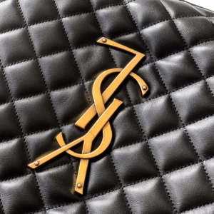 Saint Laurent YSL Women Icare Medium In Quilted Nappa Black