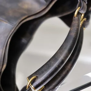 Saint Laurent YSL Women Mombasa Medium In Vintage Leather 862029AA