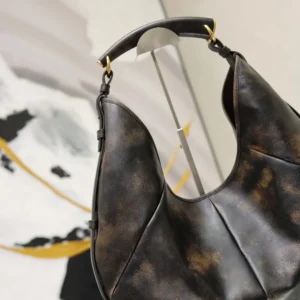 Saint Laurent YSL Women Mombasa Medium In Vintage Leather 862029AA