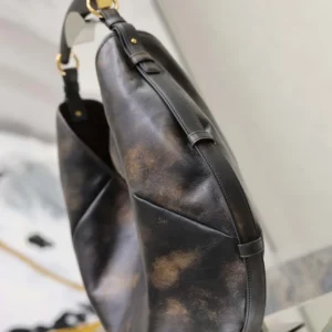 Saint Laurent YSL Women Mombasa Medium In Vintage Leather 862029AA