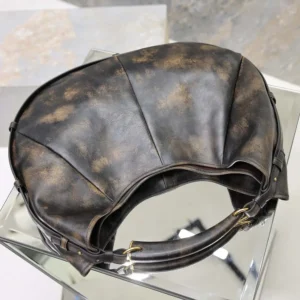 Saint Laurent YSL Women Mombasa Medium In Vintage Leather 862029AA