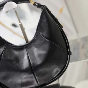 Saint Laurent YSL Women Mombasa Small In Leather-Rouge Cabernet