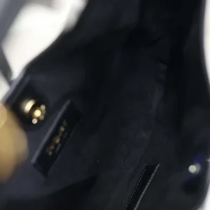 Saint Laurent YSL Women Mombasa Small In Leather-Rouge Cabernet