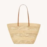 Saint Laurent YSL Women Panier Medium In Raffia 868564GA