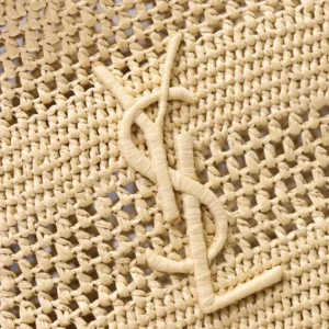 Saint Laurent YSL Women Panier Medium In Raffia 868564GA