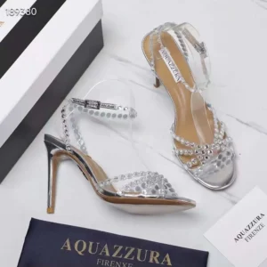 Aquazzura Women Tequila Sandal 105 Heel Height TQLHIGS0