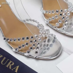 Aquazzura Women Tequila Sandal 105 Heel Height TQLHIGS0