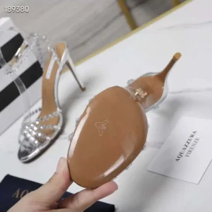 Aquazzura Women Tequila Sandal 105 Heel Height TQLHIGS0