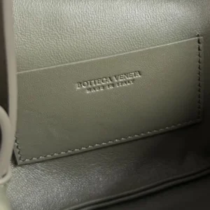 Bottega Veneta Men Intrecciato Mini Bag With Flap Dark Green