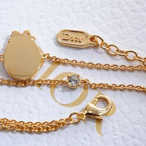 Dior Women Médaillon Bracelet Gold-Finish Metal and Crystals