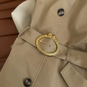 Dior Women Peplum Jacket Beige Cotton and Silk Gabardine